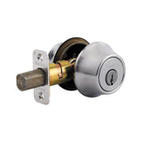 Satin Chrome Double Cylinder Deadbolt - Super Arbor