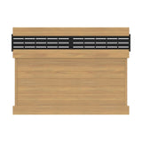 Freedom Barington Boardwalk 6-ft H x 8-ft W Cypress Vinyl Fence Panel (Unassembled)