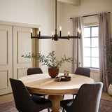 Kichler Erzo 8-Light Black Modern/Contemporary Chandelier
