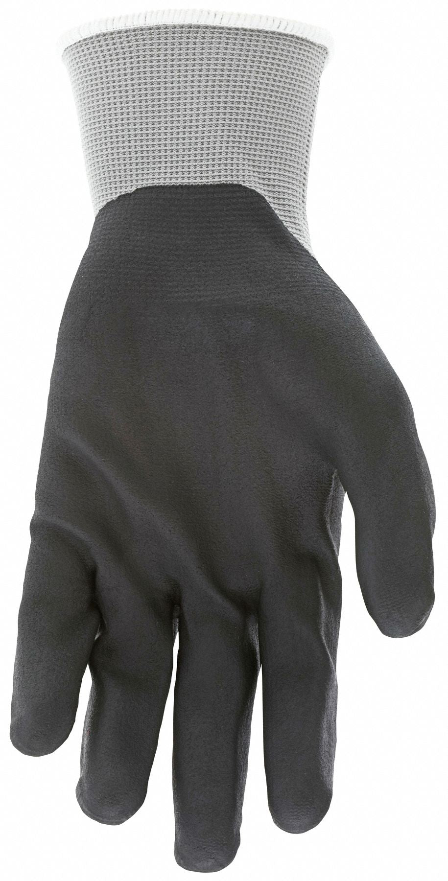 MCR SAFETY Ninja 96781 Sandy Foam Nitrile Coated Gloves, XL 3/4 Dipped
