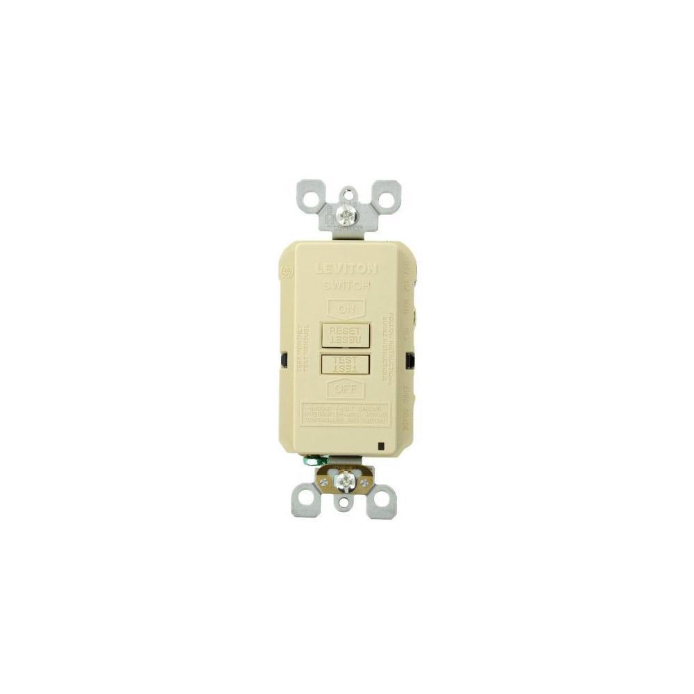 20 Amp 125-Volt Combo Self-Test Blank Face GFCI Outlet, White - Super Arbor