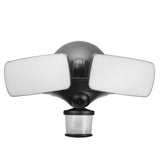 Maximus White Smart Motion Activated Outdoor Integrated LED Camera Floodlight