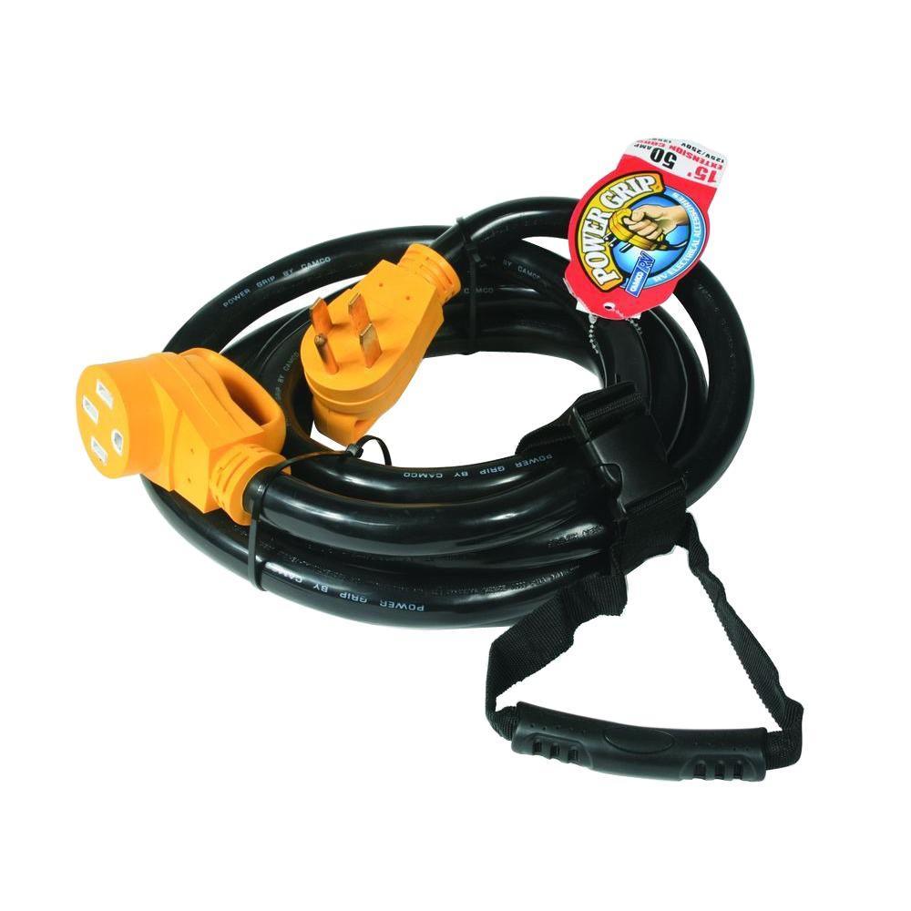 15 ft. 50-Amp Power Grip Extension Cord - Super Arbor