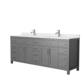 Beckett 42 in. W x 22 in. D Single Vanity in White with Cultured Marble Vanity Top in White with White Basin - Super Arbor