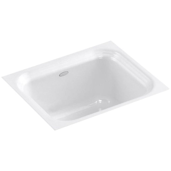 Northland Undermount Cast Iron 15 in. Single Bowl Bar Sink in White