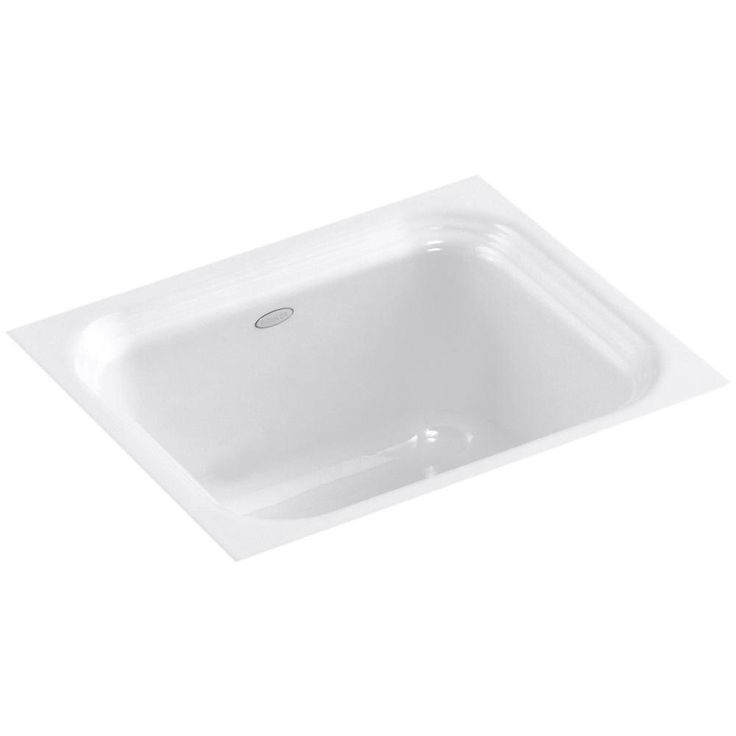 Northland Undermount Cast Iron 15 in. Single Bowl Bar Sink in White