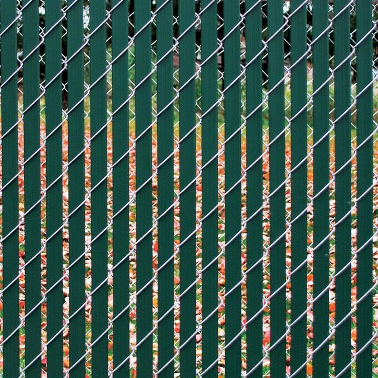 Everbilt 72 in. x 10 ft. Green Permalock Double Wall Fencing Slats
