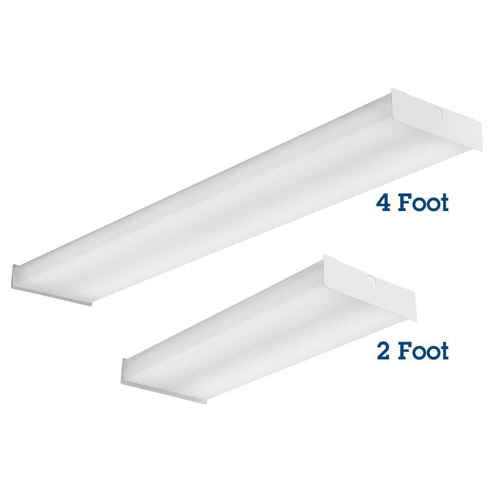 SB 2 32 120 GESB 4 ft. Wraparound Fluorescent Ceiling Fixture - Super Arbor