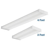 SB 2 32 120 GESB 4 ft. Wraparound Fluorescent Ceiling Fixture - Super Arbor