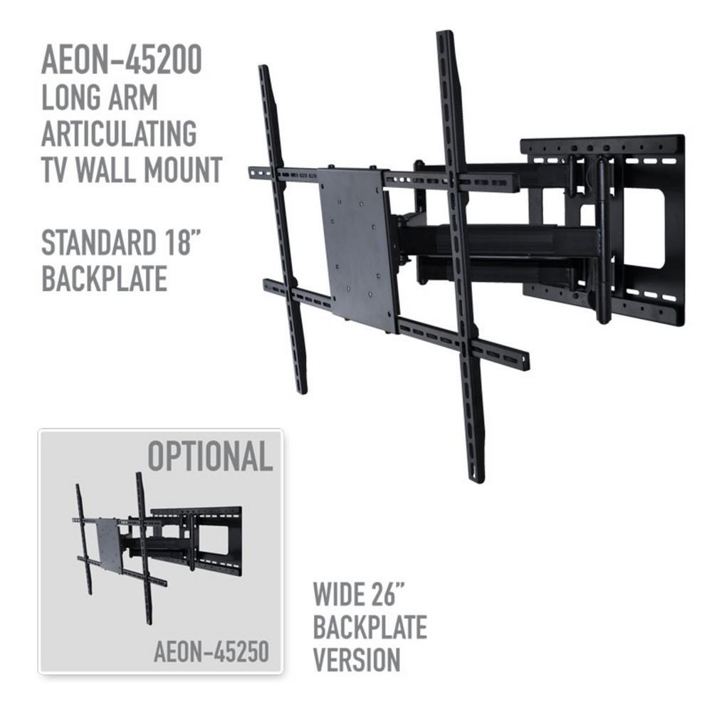 Full Motion TV Wall Mount with Long Extension for 42 in. - 80 in. TV's - Super Arbor