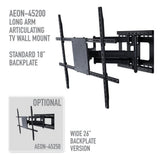 Full Motion TV Wall Mount with Long Extension for 42 in. - 80 in. TV's - Super Arbor