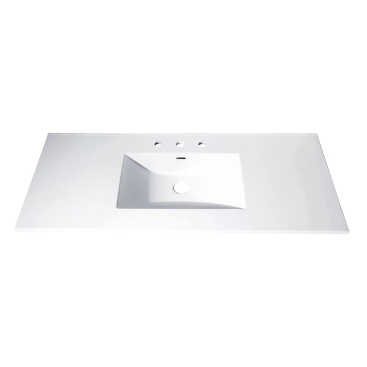 49 in. Vitreous China Vanity Top