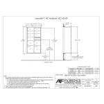 Salsbury 3800 Horizontal Series Surface-Mount Mailbox, 9 Compartments + 2 Parcel Lockers