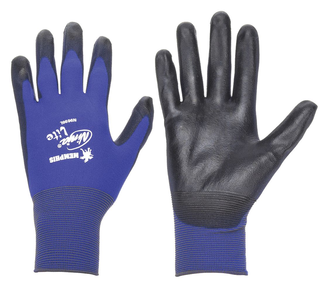 MCR SAFETY Ninja Lite N9696 Polyurethane Dipped Gloves - Medium