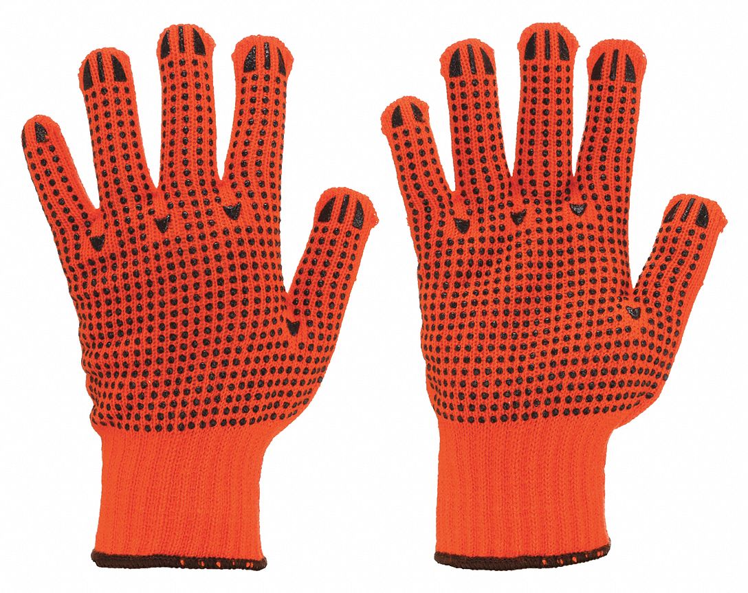 CONDOR Knit Gloves XS Dotted PVC Full Finger