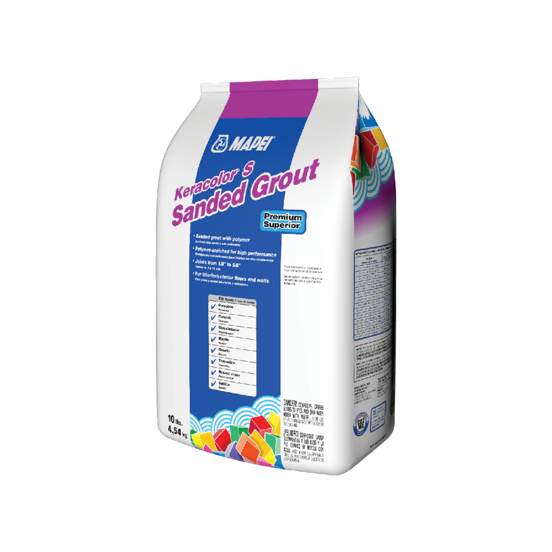 MAPEI Keracolor S Sanded Grout, 02 Pewter