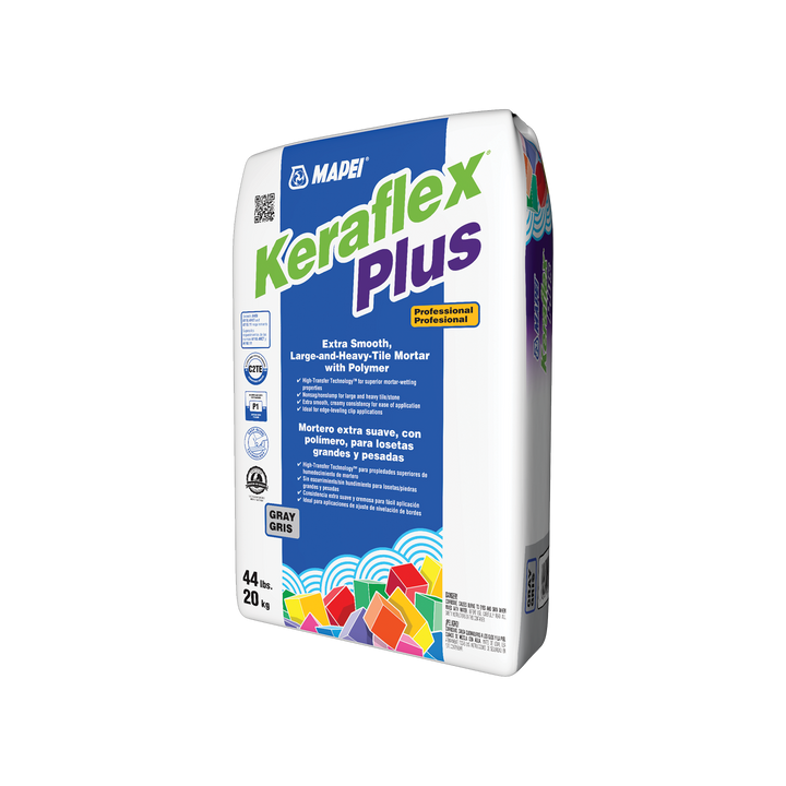 MAPEI Keraflex Plus Gray Mortar, 44 lbs (Large-and-Heavy-Tile Thin-Set)