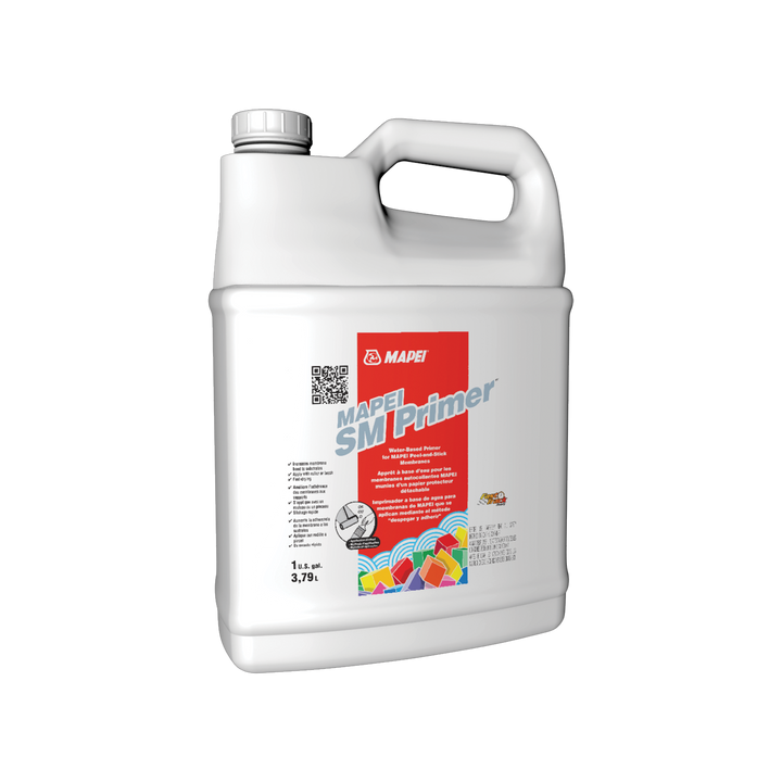 MAPEI SM Primer – Water-Based Primer for Peel-and-Stick Membranes, 1 gal