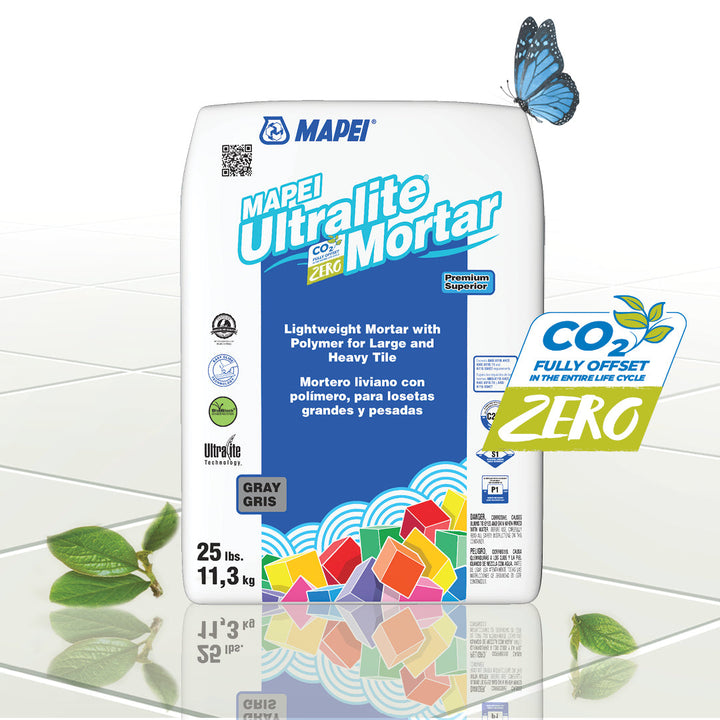 MAPEI Ultralite White Mortar, 25 lb Lightweight Polymer-Modified Thin-Set