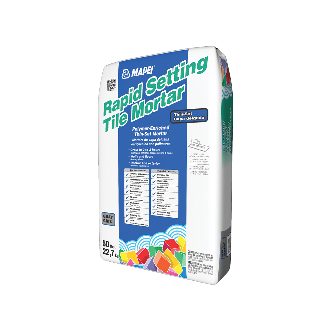 MAPEI Rapid Setting 50-lb Gray Thin-Set Tile Mortar