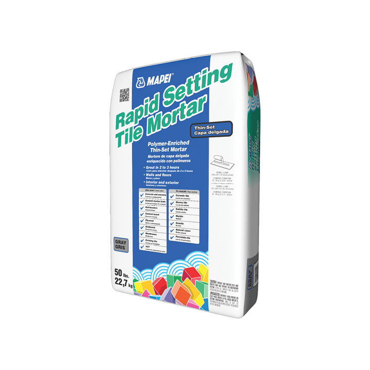 MAPEI Rapid Setting 50-lb Gray Thin-Set Tile Mortar