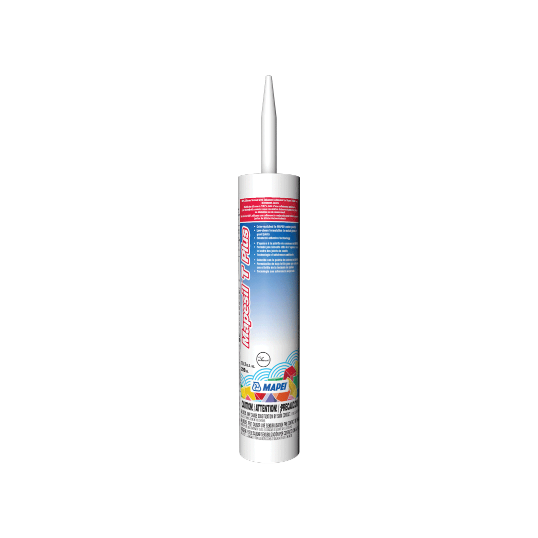 5093 Warm Gray Mapesil T Plus Silicone Caulk, 100% Silicone Sealant