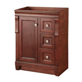 Naples 30 in. W 21.63 in. D Vanity Cabinet Only in Warm Cinnamon with Left Hand Drawers - Super Arbor