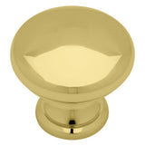 Classic 1-1/4 in. (32mm) Matte Black Hollow Round Cabinet Knob - Super Arbor