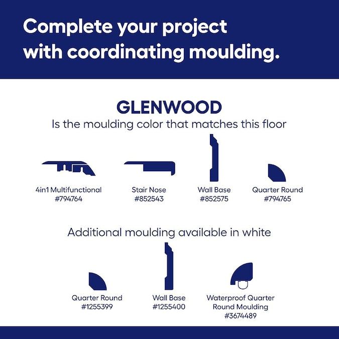 Quick-Step Studio QuickStep Studio + Spill Repel Glenwood Oak 12-mm T x 7-in W x 48-in L Waterproof Wood Plank Laminate Flooring (19.63-sq ft / Carton)