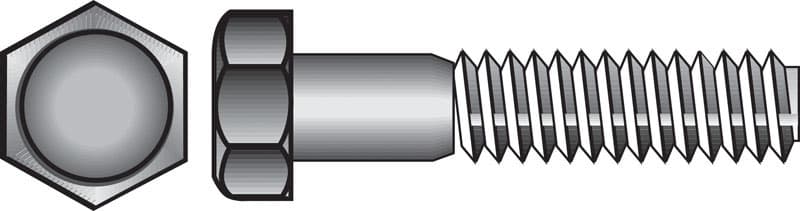 Hillman 3/8 in. Diameter x 3/4 in. Length Zinc-Plated Steel Hex Bolt (100-Pack)