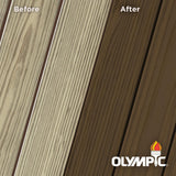 Olympic Elite 3 gal. American Chestnut Semi-Transparent Stain and Sealant in One Low VOC - Super Arbor