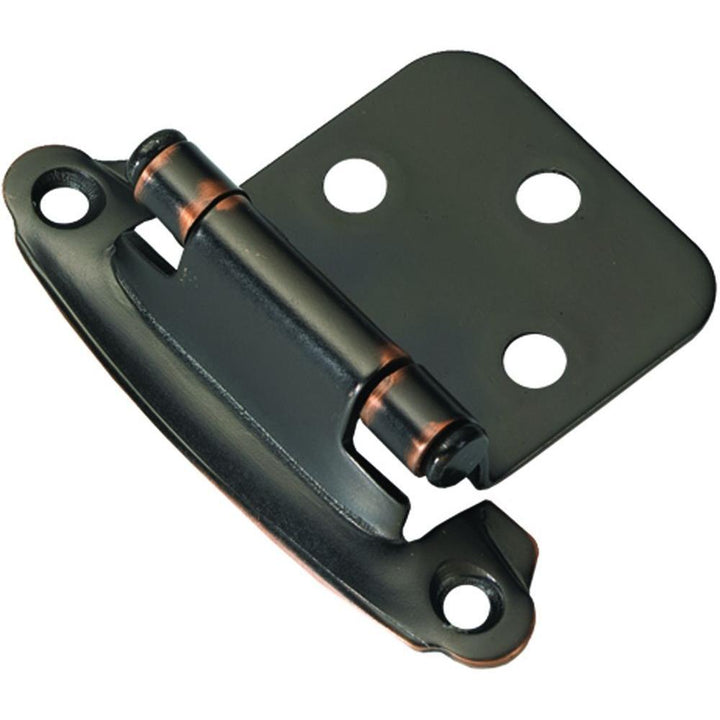 Oil-Rubbed Bronze Surface Self-Closing Flush Hinges (20-Pack) - Super Arbor