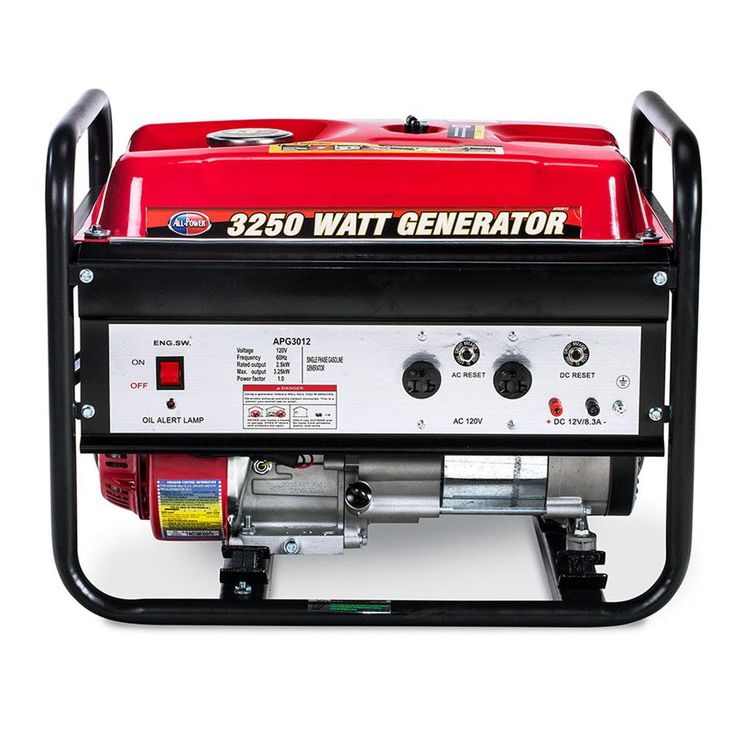 All Power 2500-Watt Gasoline Powered Portable Generator with 4-Cycle AVR System