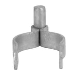 Everbilt Chain Link Fence 2-3/8 in. Galvanized Steel Post Hinge