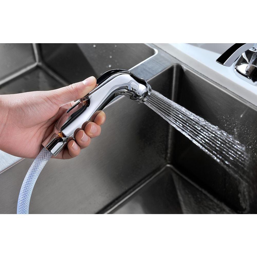 Soave Series 2-Handle Standard Kitchen Faucet in Polished Chrome - Super Arbor