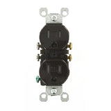 15 Amp Tamper-Resistant Duplex Outlet, Brown - Super Arbor