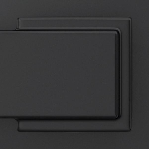 Custom Plymouth Matte Black Collins Trim Combined Interior Door Knob - Super Arbor