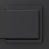 Custom Plymouth Matte Black Collins Trim Combined Interior Door Knob - Super Arbor