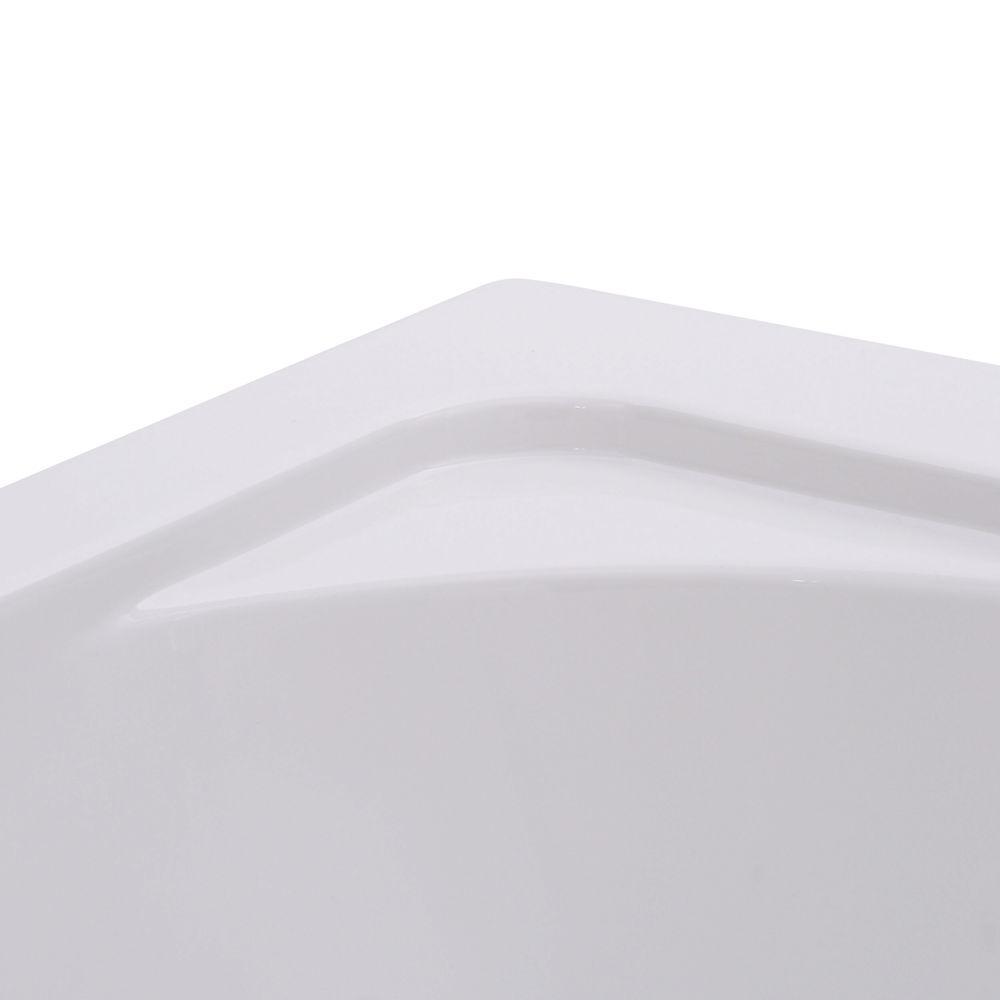 Cadet 60 in. x 42 in. Reversible Whirlpool Tub in White - Super Arbor
