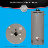 Performance Platinum 50 Gal. Short 12 Year 40,000 BTU Natural Gas Powered Damper ENERGY STAR Water Heater - Super Arbor