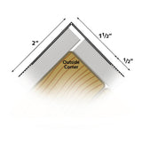 4 in. x 100 ft. Wide-Flex Flexible Paper Corner Bead - Super Arbor