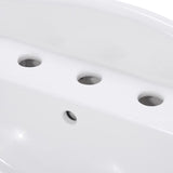 Foremost Series 1930 20-1/4 in. Pedestal Sink Basin in White