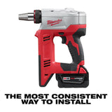 M18 18-Volt Lithium-Ion Cordless 3/8 in. to 1-1/2 in Expansion Tool Kit with 3 Heads, Two 3.0Ah Batteries - Super Arbor
