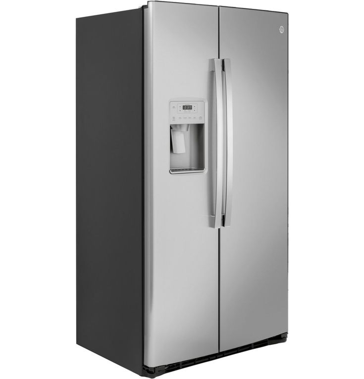 GE 21.8 cu. ft. Side by Side Refrigerator in Fingerprint Resistant Stainless Steel, Counter Depth