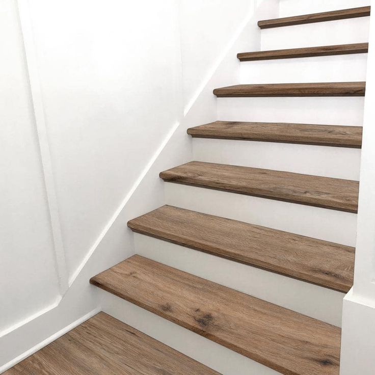 Forrest Brown 2/3 in. T x 12 in. W x 47.2 in. L Luxury Vinyl Stair tread (2 Pieces/case)