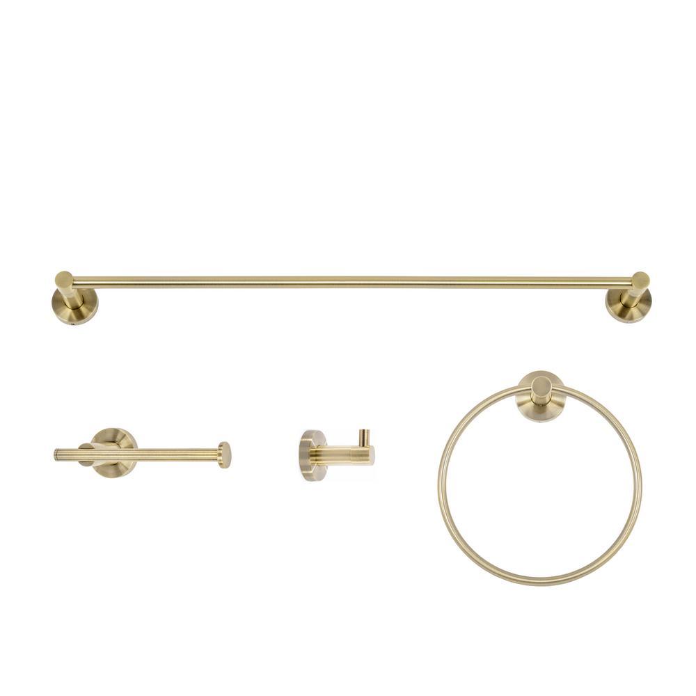 Venezia 4-Piece Bathroom Accessory Set in Polished Chrome - Super Arbor