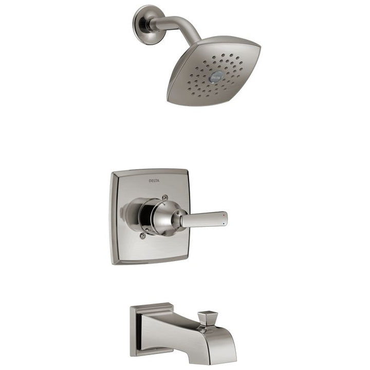 Delta Ashlyn Stainless 1-Handle Bathtub and Shower Faucet