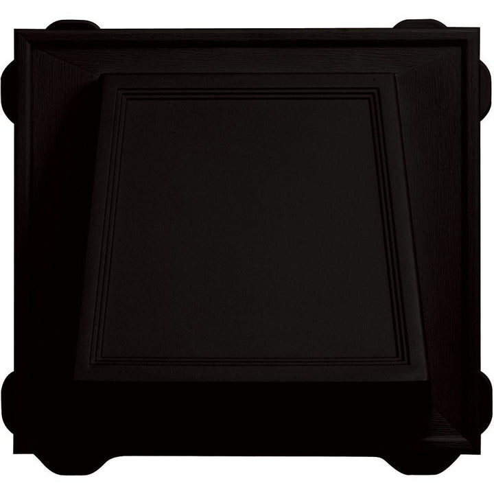 6 in. Hooded Siding Vent #002-Black - Super Arbor
