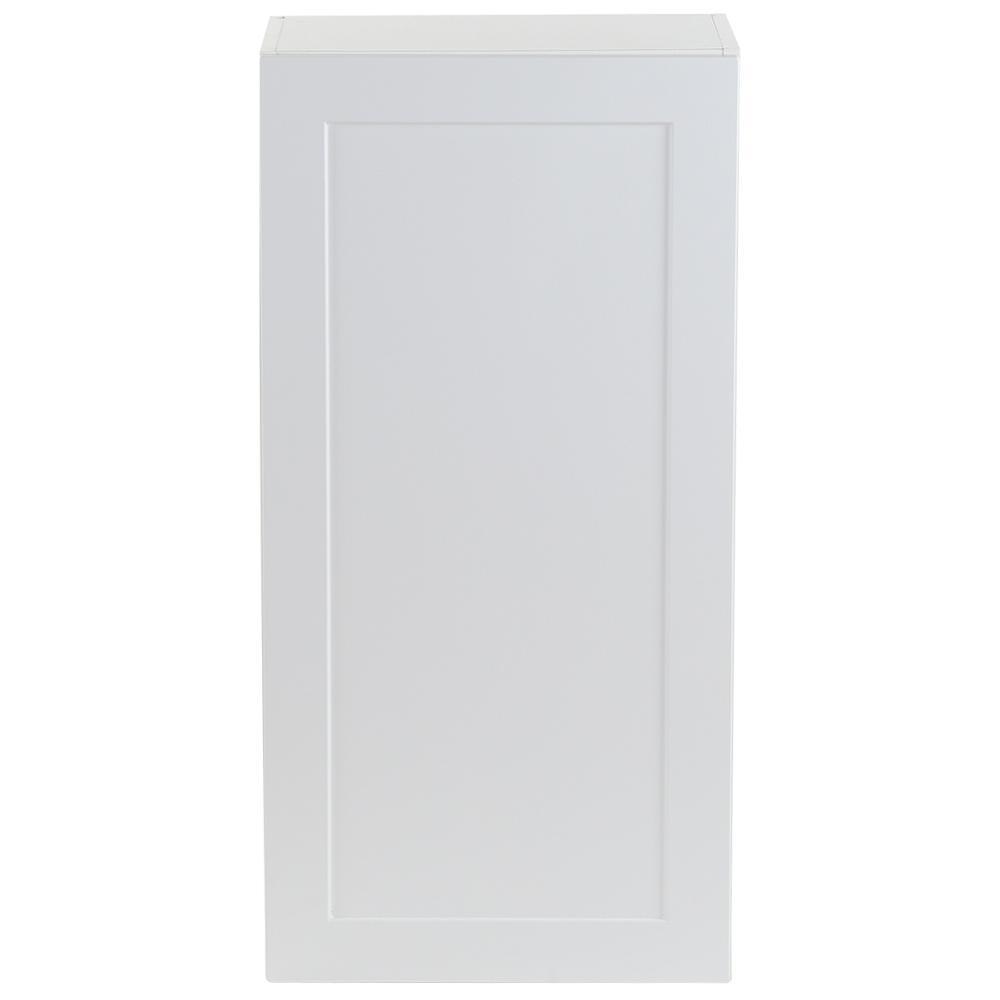 Cambridge Shaker Assembled 30x42x12.5 in. Wall Cabinet with 2 Soft Close Doors in White - Super Arbor