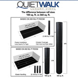 QuietWalk 100 Square Foot Luxury Vinyl Sound Reflecting Flooring Underlayment